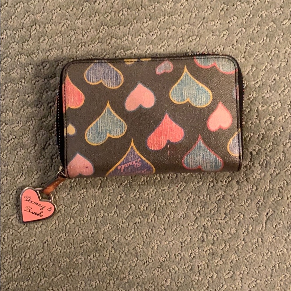 Dooney and Burke heart wallet
